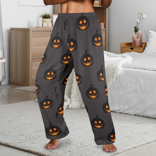 Custom Men's Pajama Trousers without Pockets(Model Sets 02)(Made in Queens)