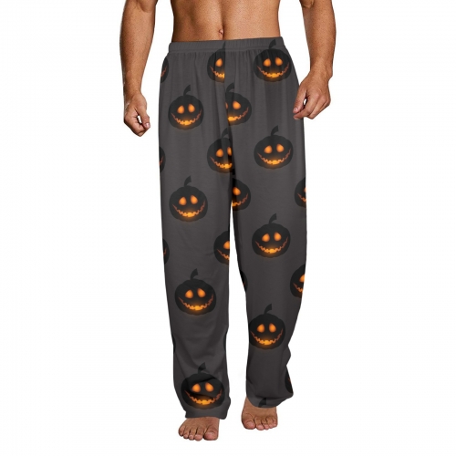 Custom Men's Pajama Trousers without Pockets(Model Sets 02)(Made in Queens)
